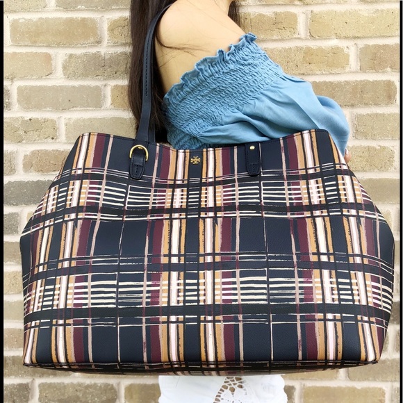 👒NWT Tory Burch👒Kerrington Large Square Tote - Picture 2 of 8